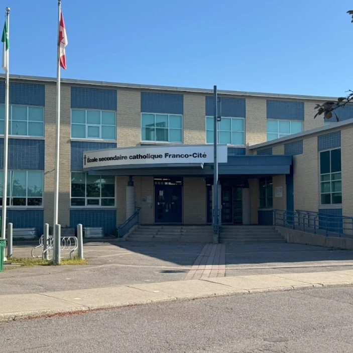 façade de l'école de Franco-Cité